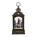 LED Lantern Scene with Church and Carolers 17.5"H