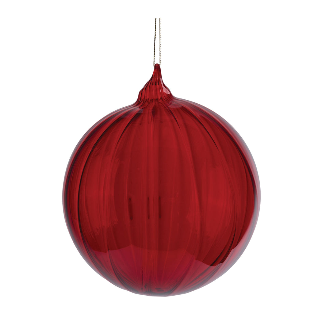 Oversized Glass Ball Ornament (Set of 3)