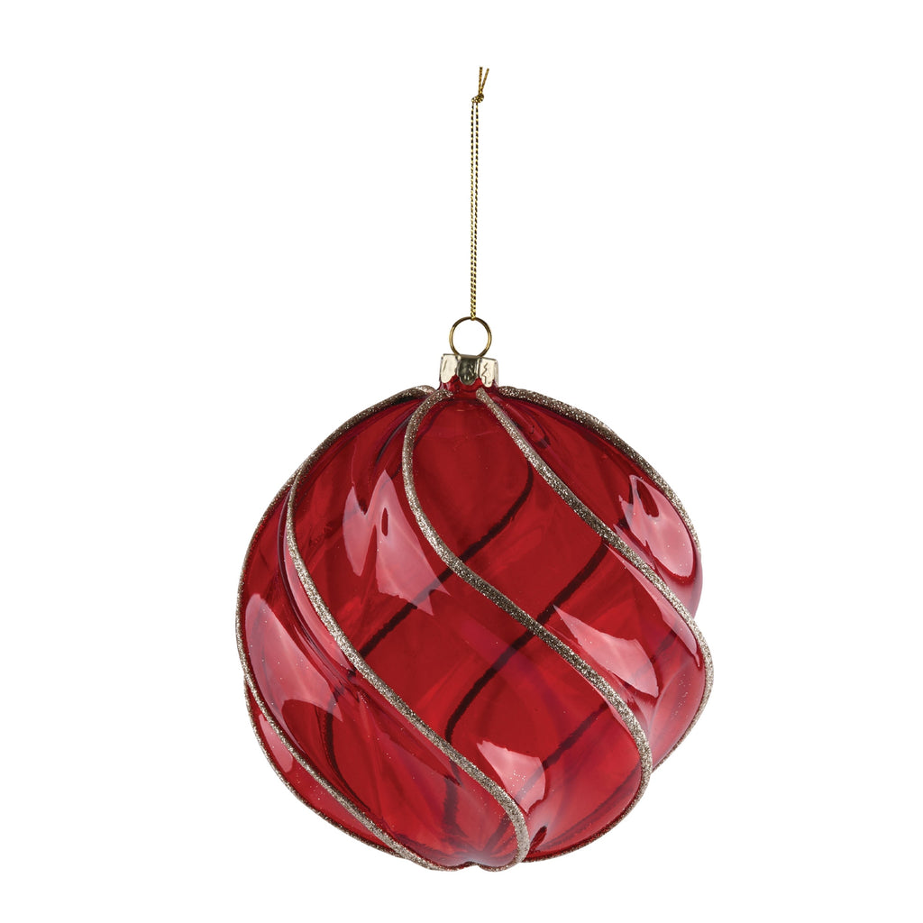 Glass Finial Ornament Set (Set of 4)