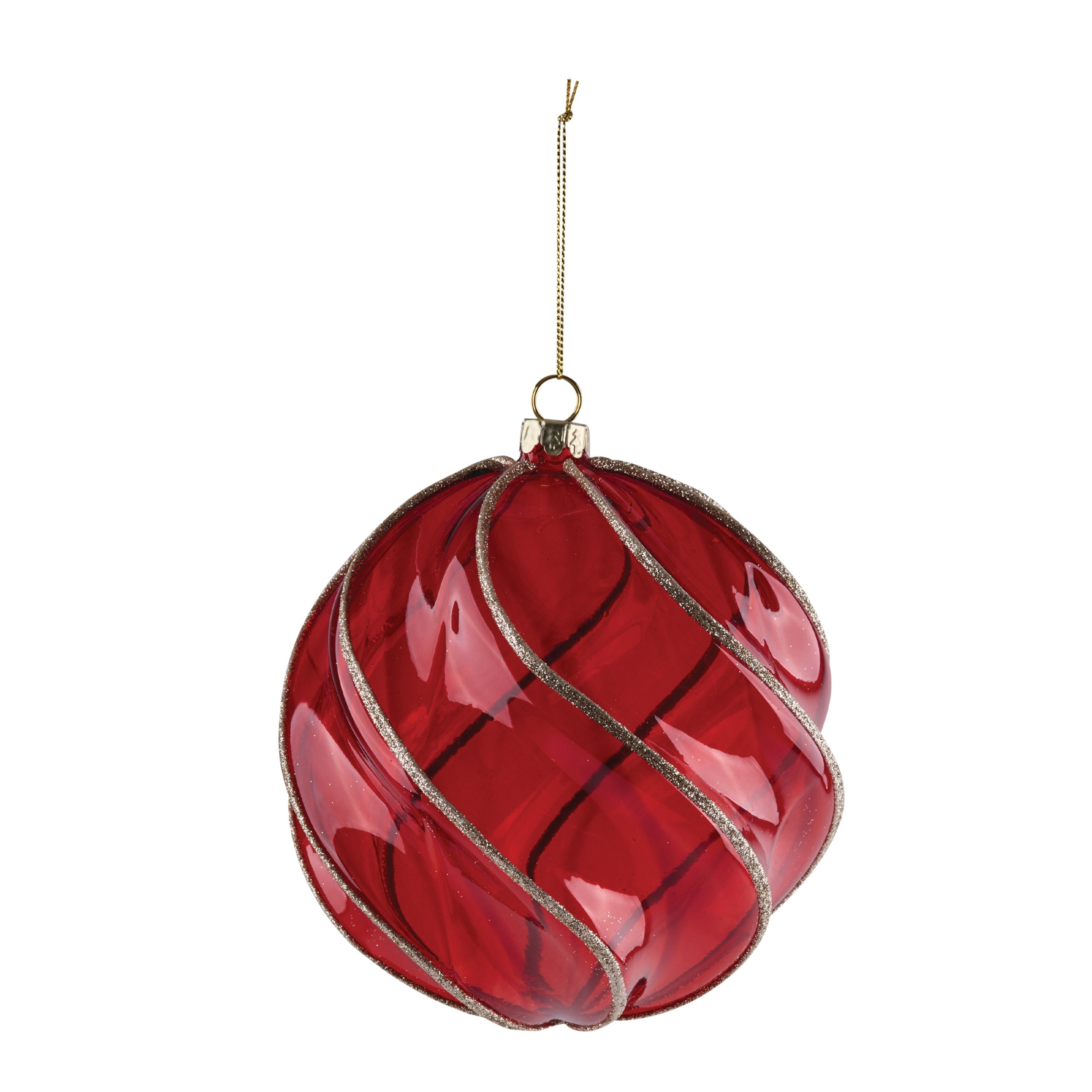 Glass Finial Ornament Set (Set of 4)