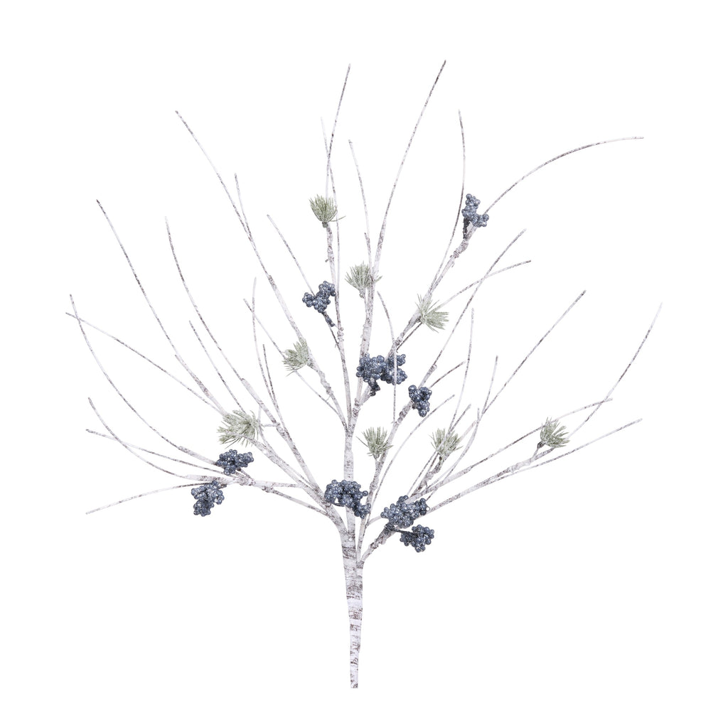 Birch Twig with Pine Spray (Set of 4)