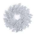 Glittered Pine Wreath 24"