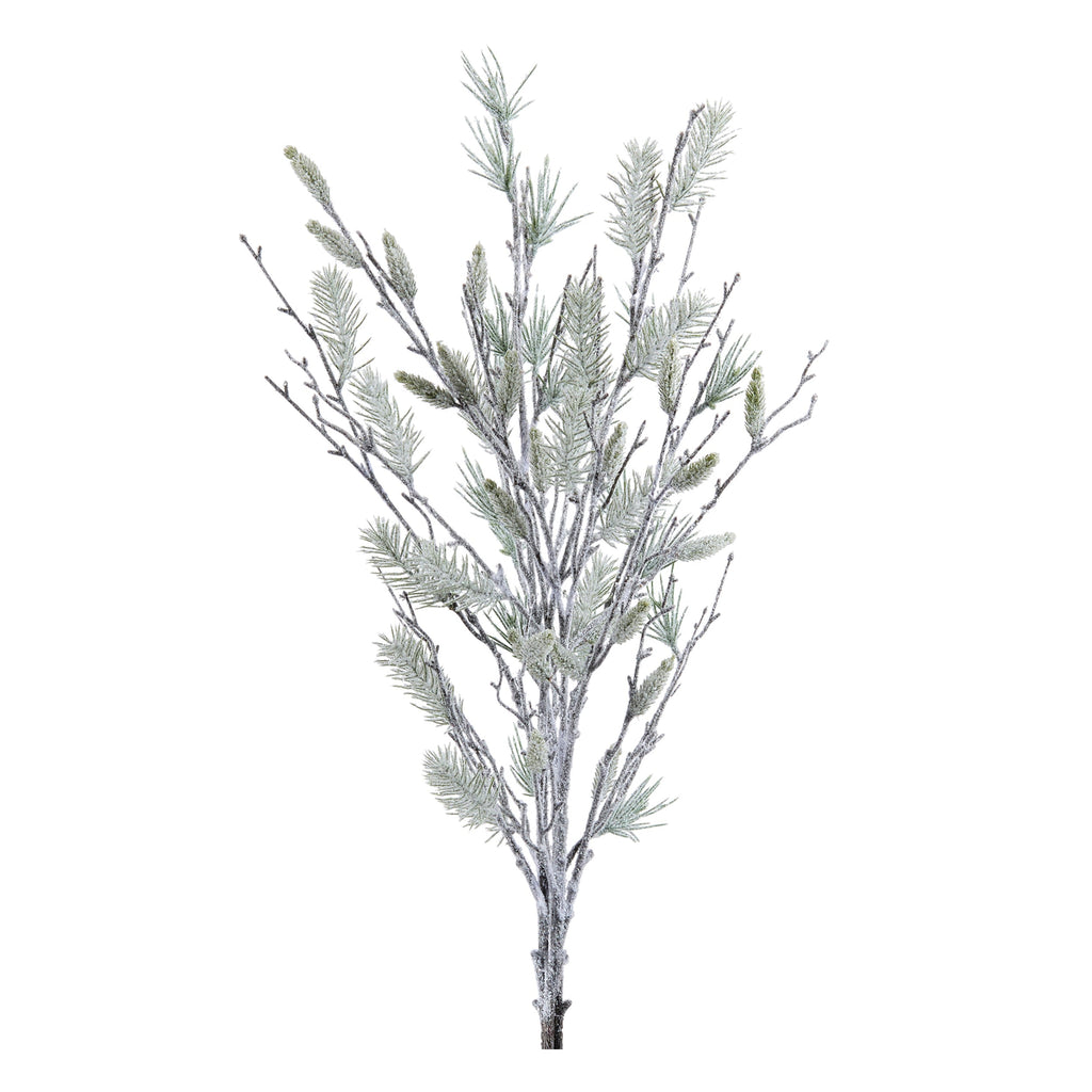Snowy Oversized Pine Bundle 40"H