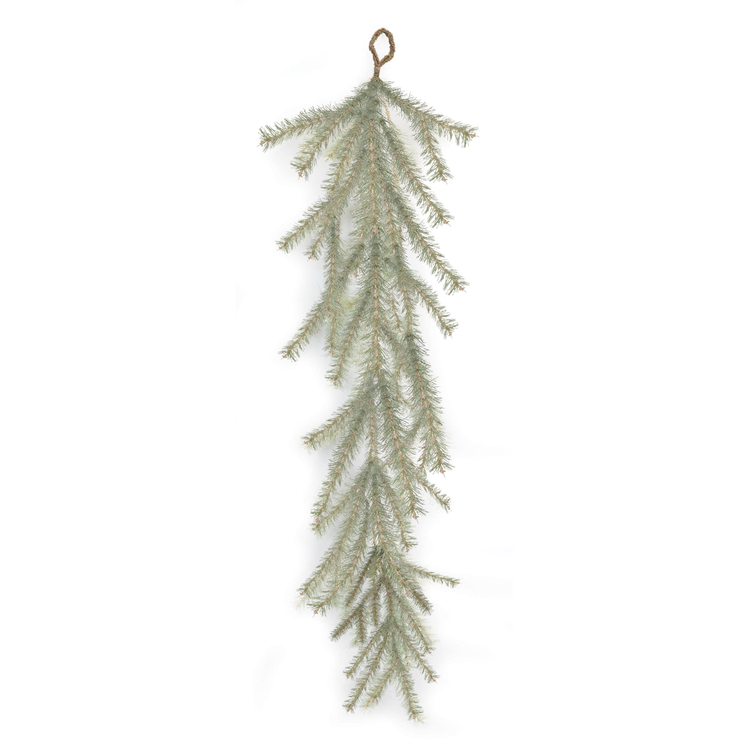 Glitter Pine Hanging Garland 48"
