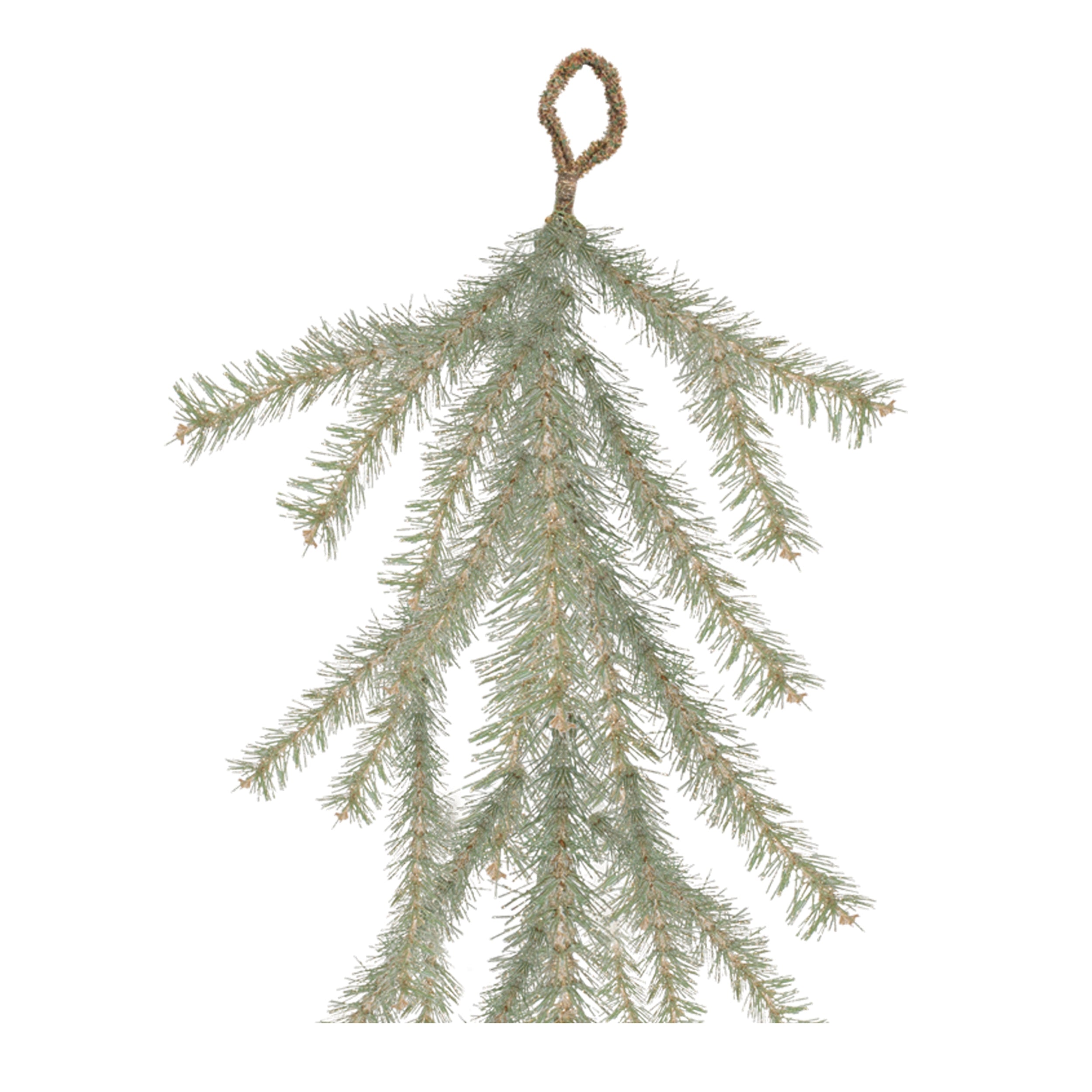 Glitter Pine Hanging Garland 48"