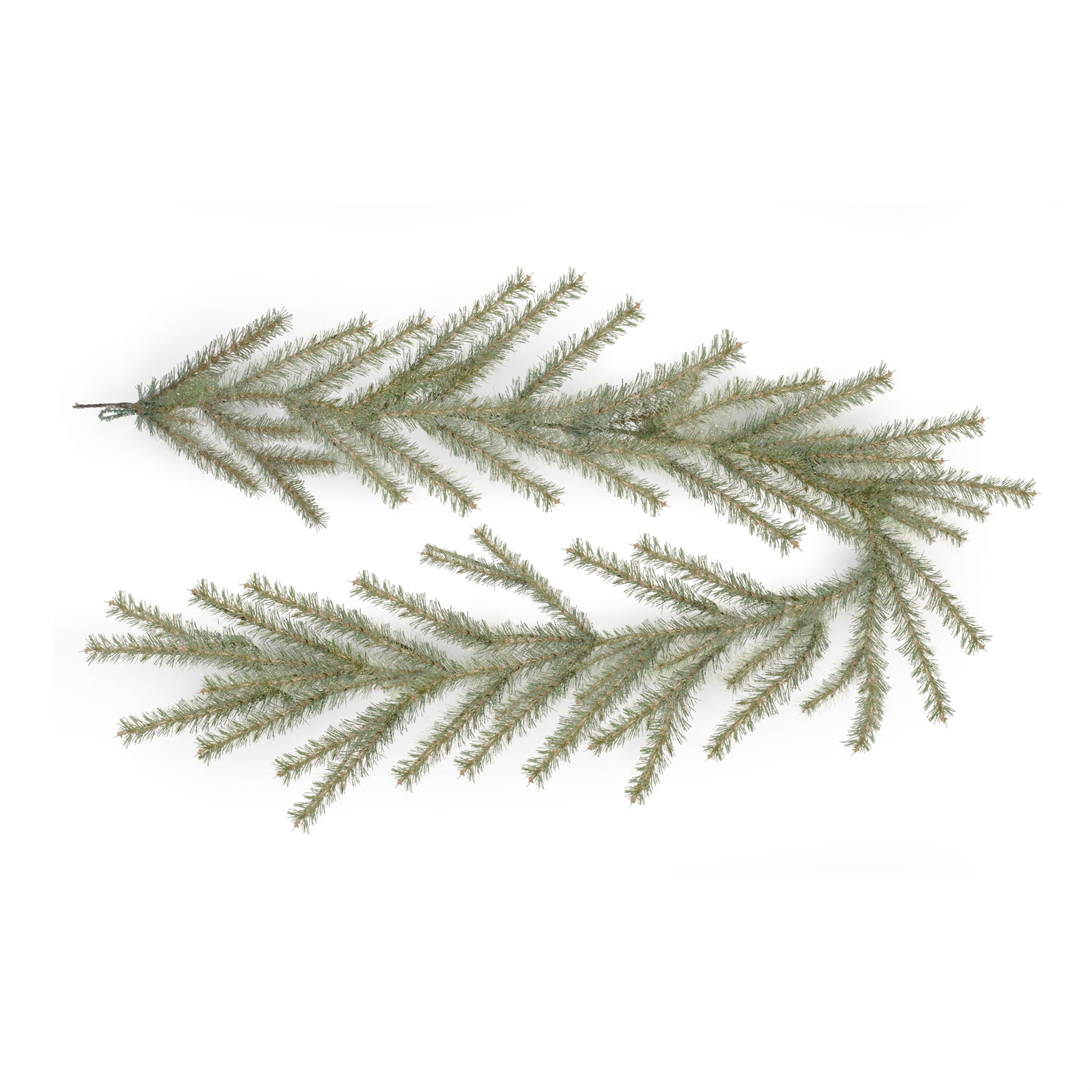 Glittered Pine Garland 6'L