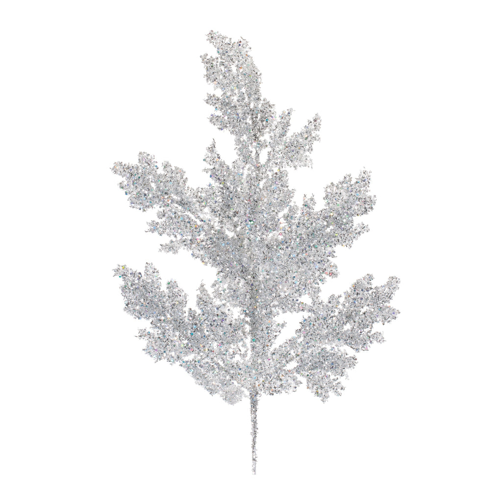 Glitter Pine Spray (Set of 4)