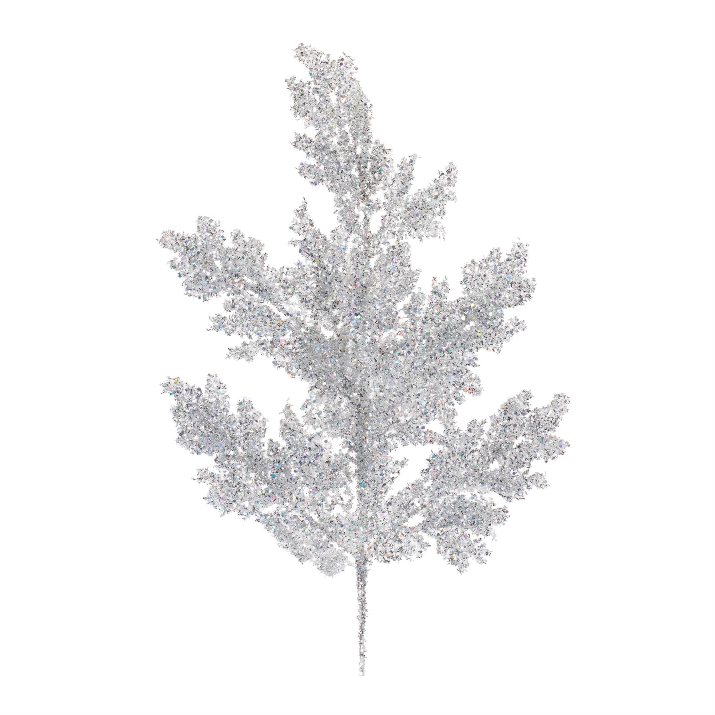Glitter Pine Spray (Set of 4)