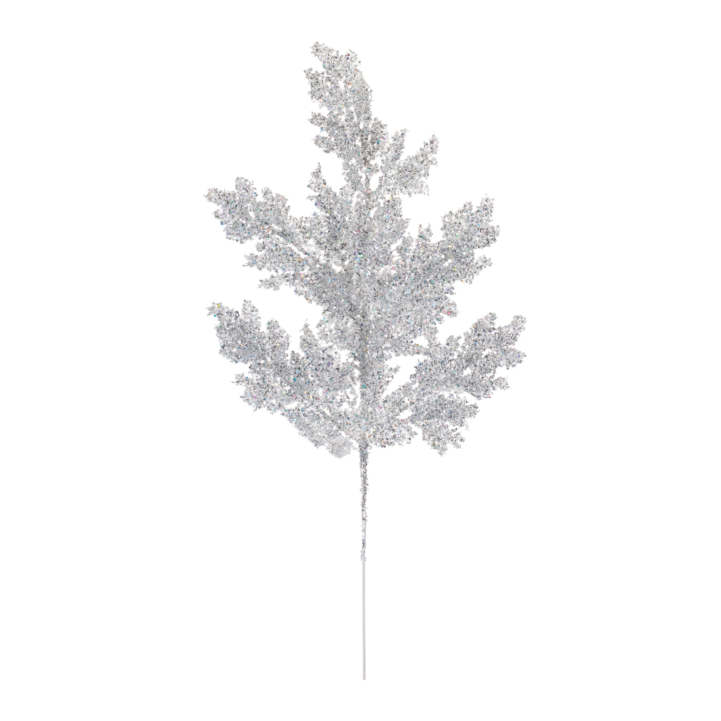 Glitter Pine Spray (Set of 4)