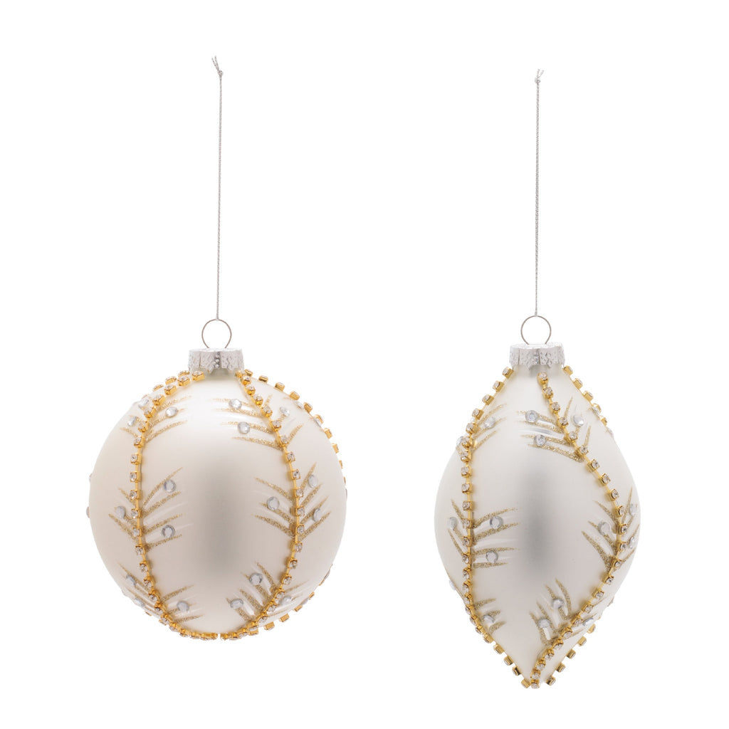 Glass Ornament Set (Set of 6)