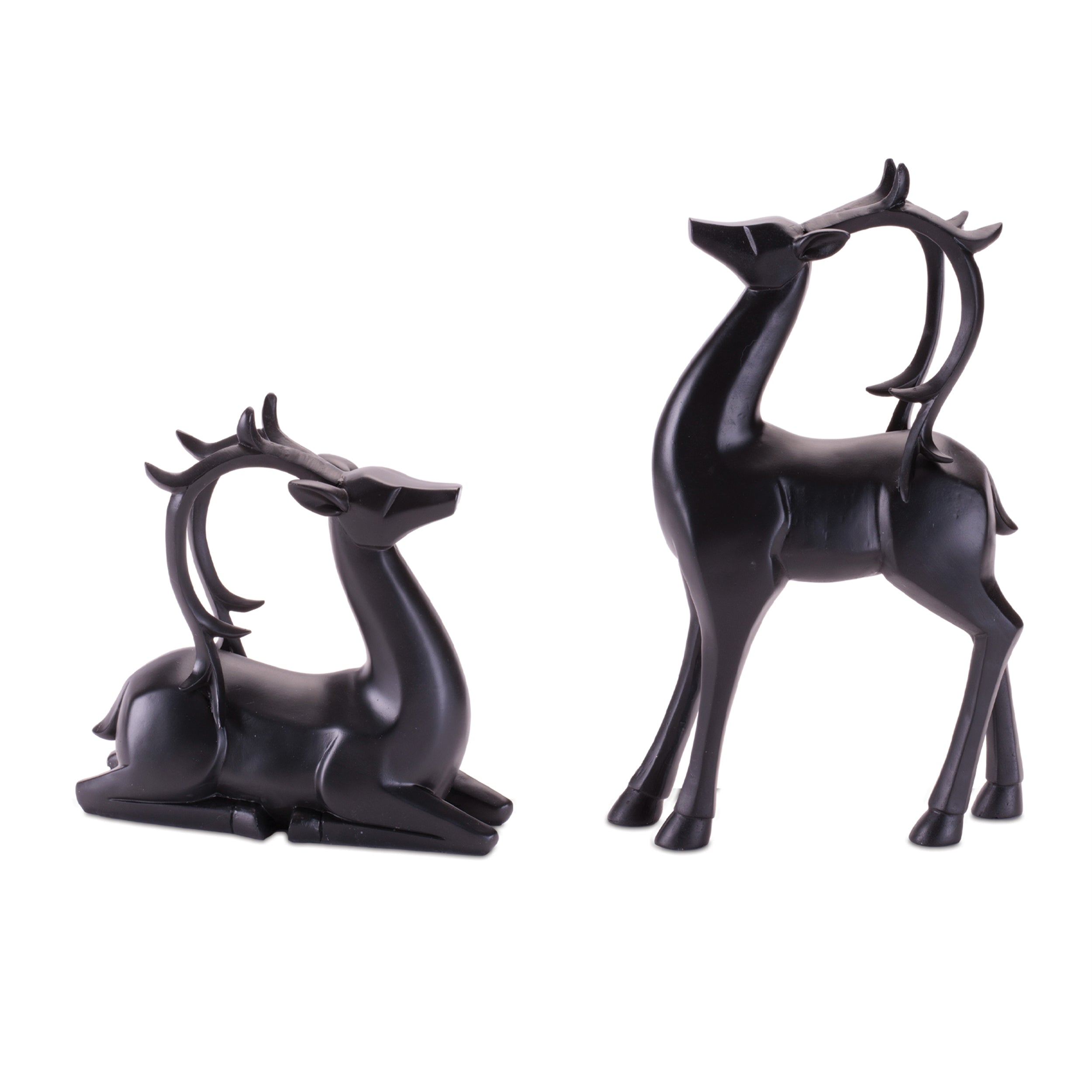 Modern Deer Statue (Set of 2)