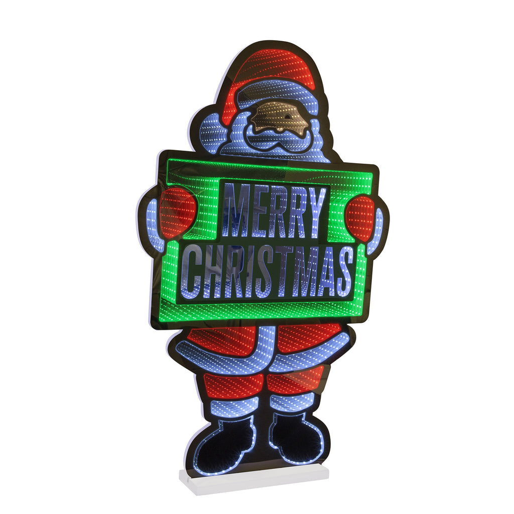 Merry Christmas Santa Ekkolight 36"H