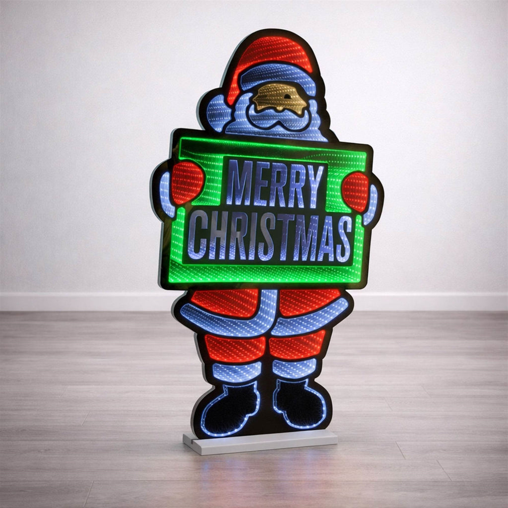Merry Christmas Santa Ekkolight 36"H