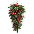 Pine and Berry Swag with Ornaments 22"L