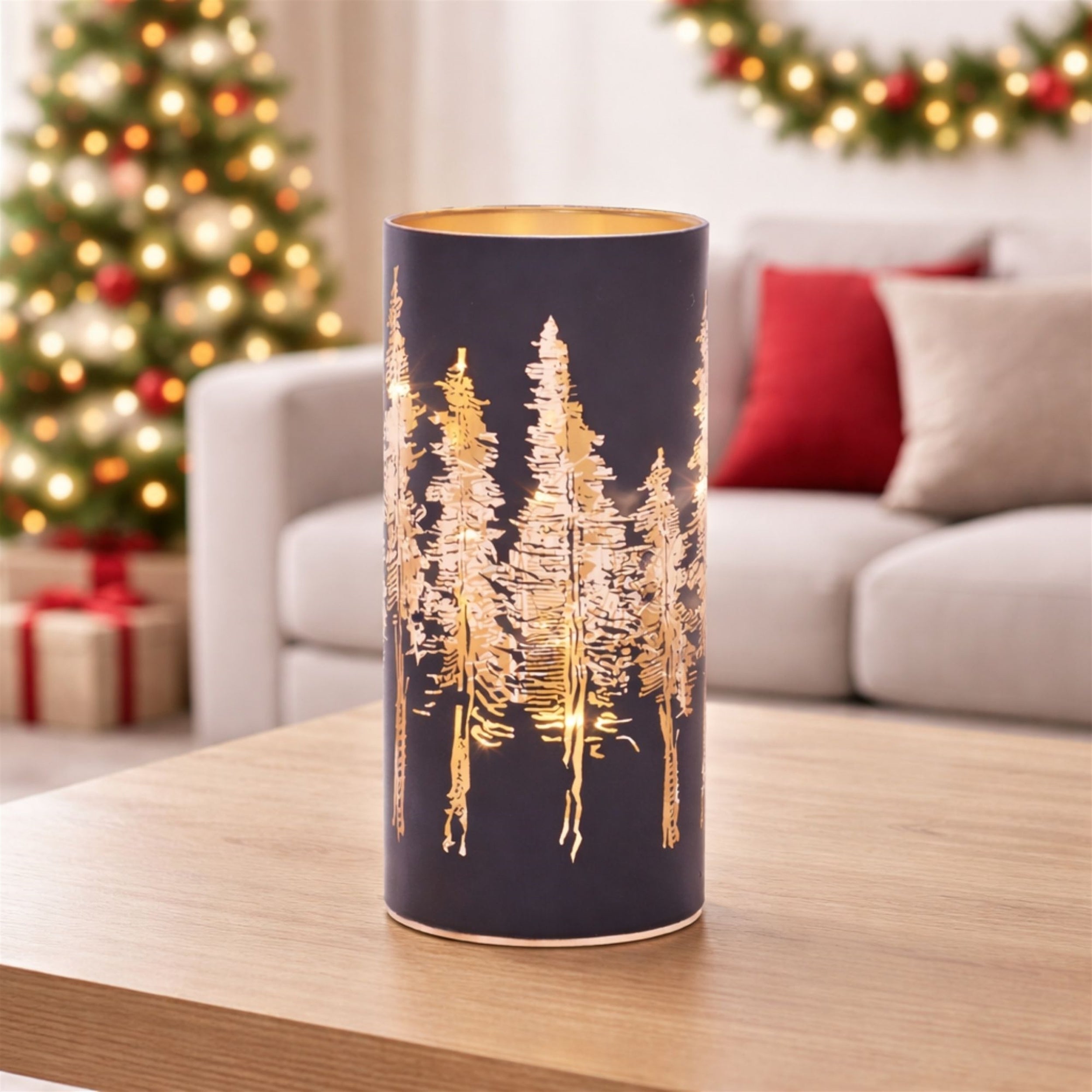LED Pine Tree Luminary 8"H