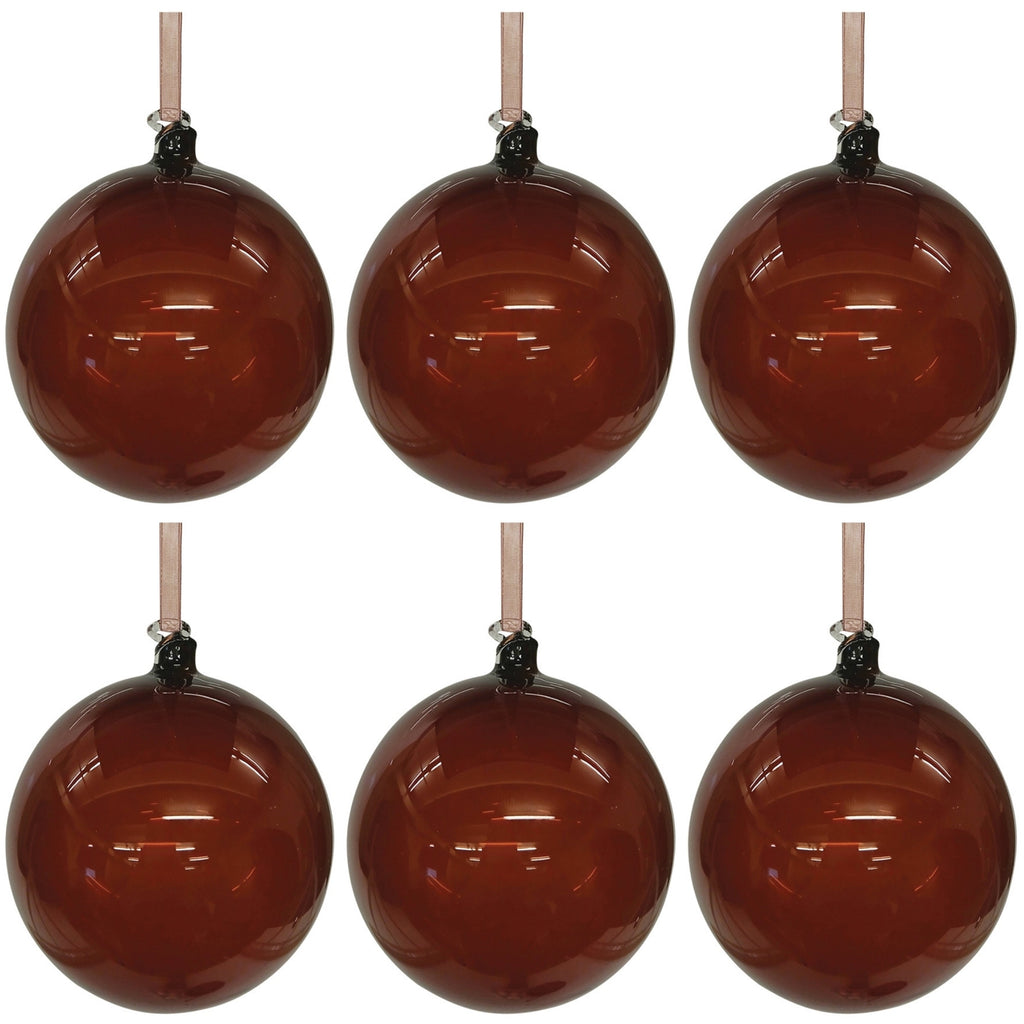Classic Glass Ball Ornament (Set of 6)