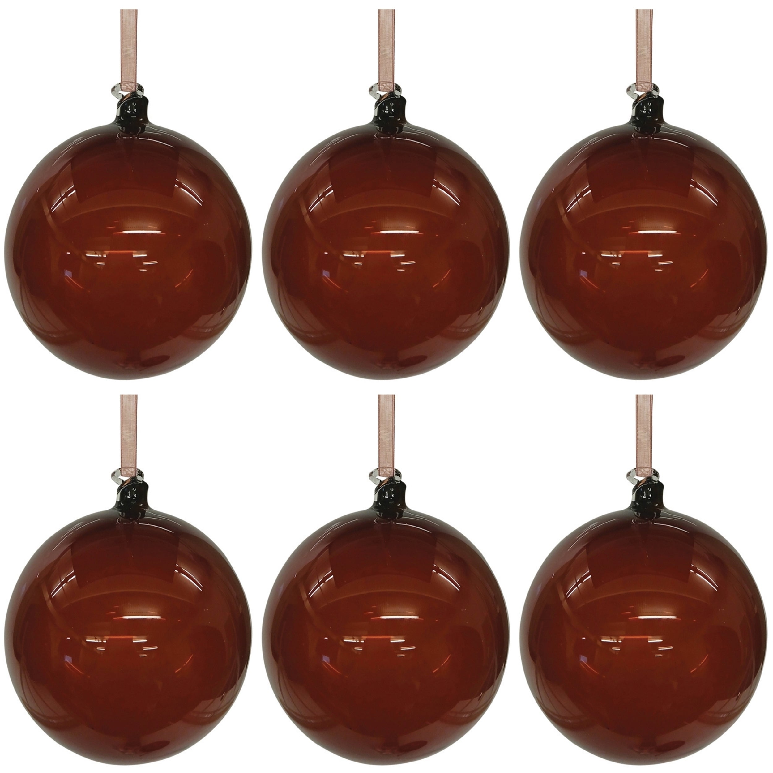 Classic Glass Ball Ornament (Set of 6)