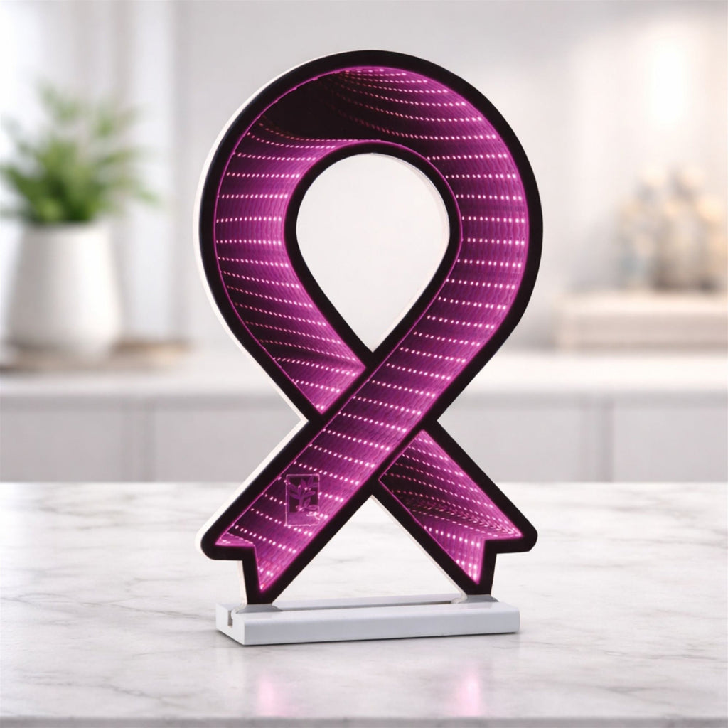 Breast Cancer Awareness Ribbon EkkoLight 16.5"H