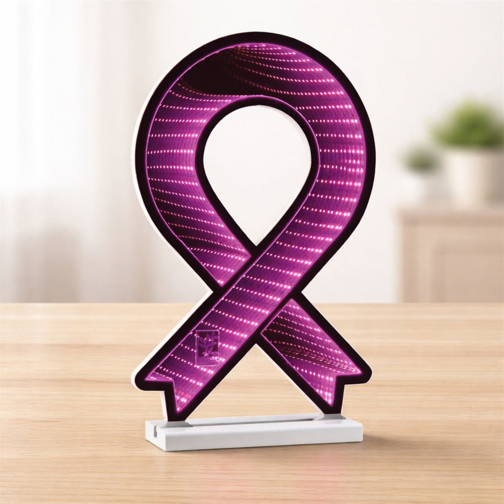 Breast Cancer Awareness Ribbon EkkoLight 16.5"H