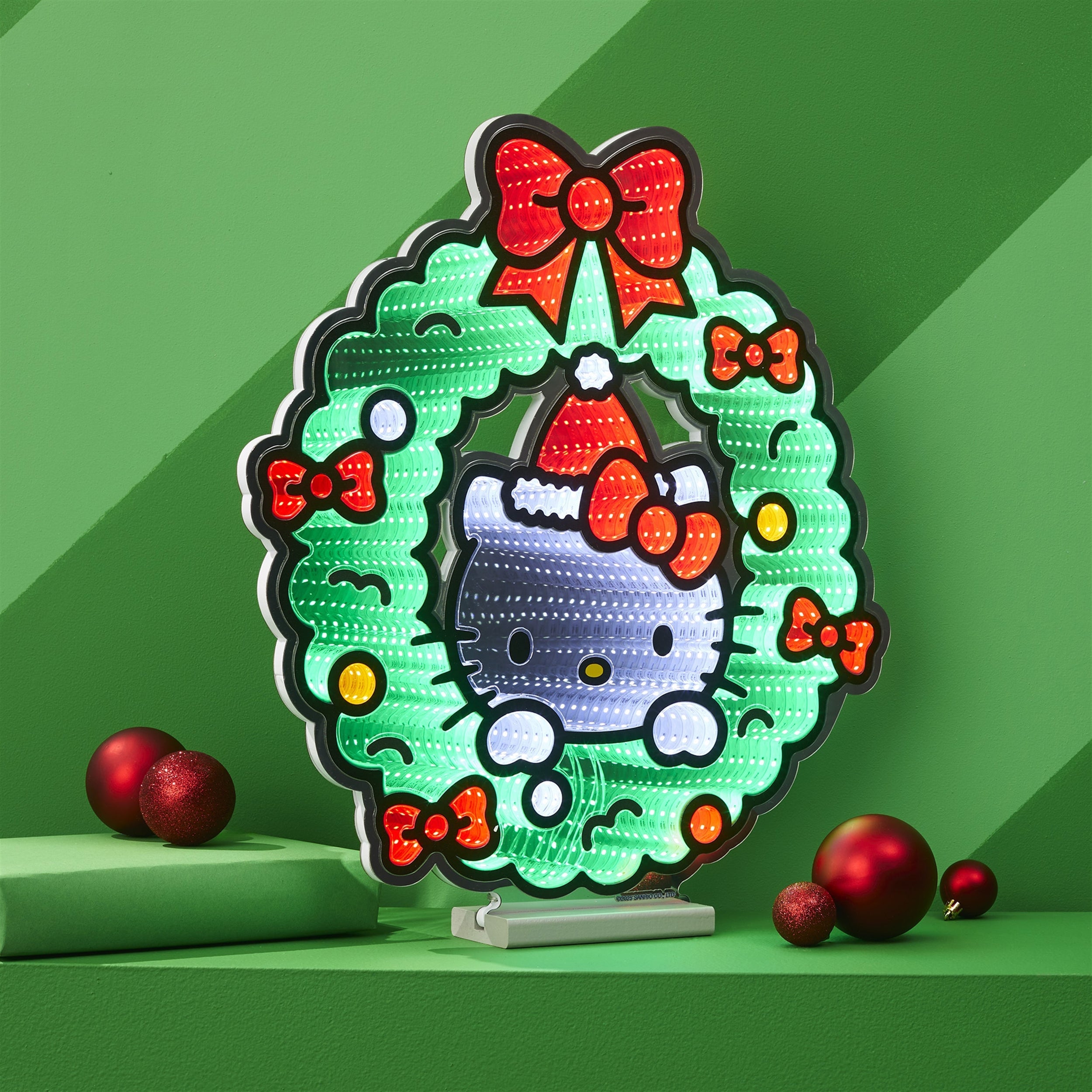 Hello Kitty¨_  Wreath Ekkolight 20ÓH