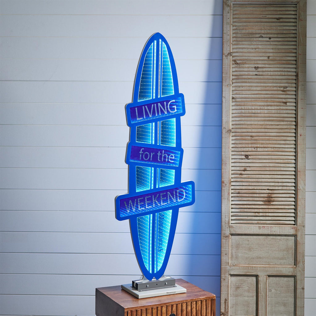 Margaritaville Surf Board Ekkolight 47"H