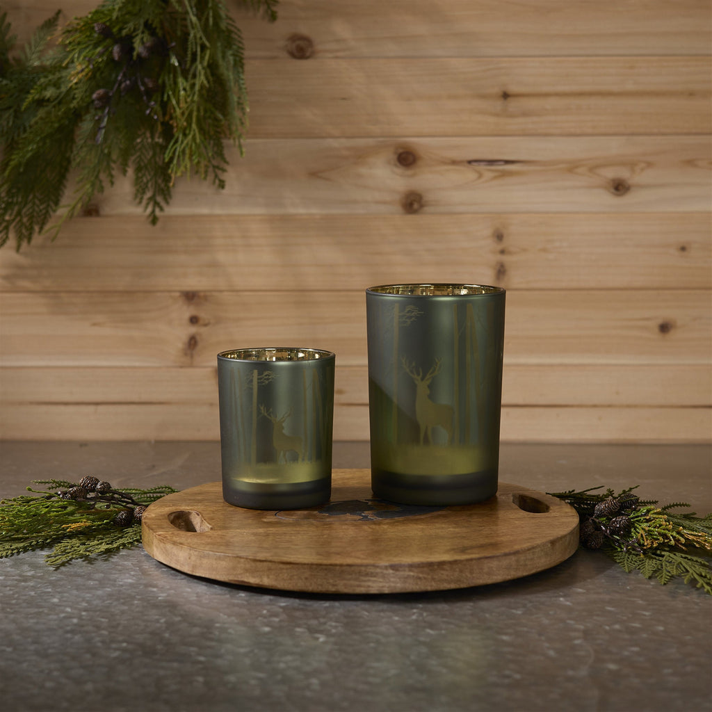 Mossy Oak Deer Candle Holder (Set of 2)