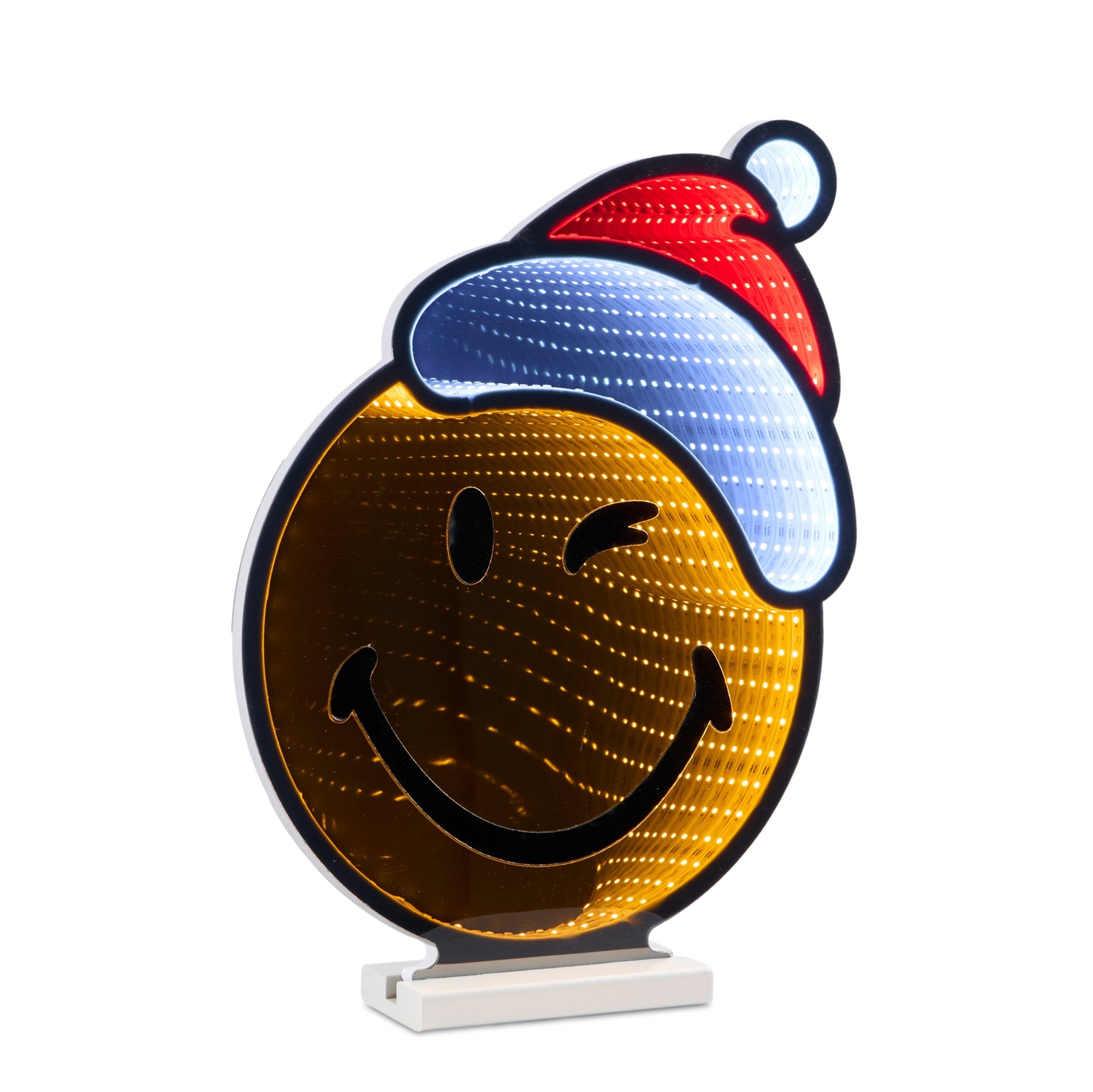 SmileyWorld¨_ Holiday Santa Ekkolight 16"H