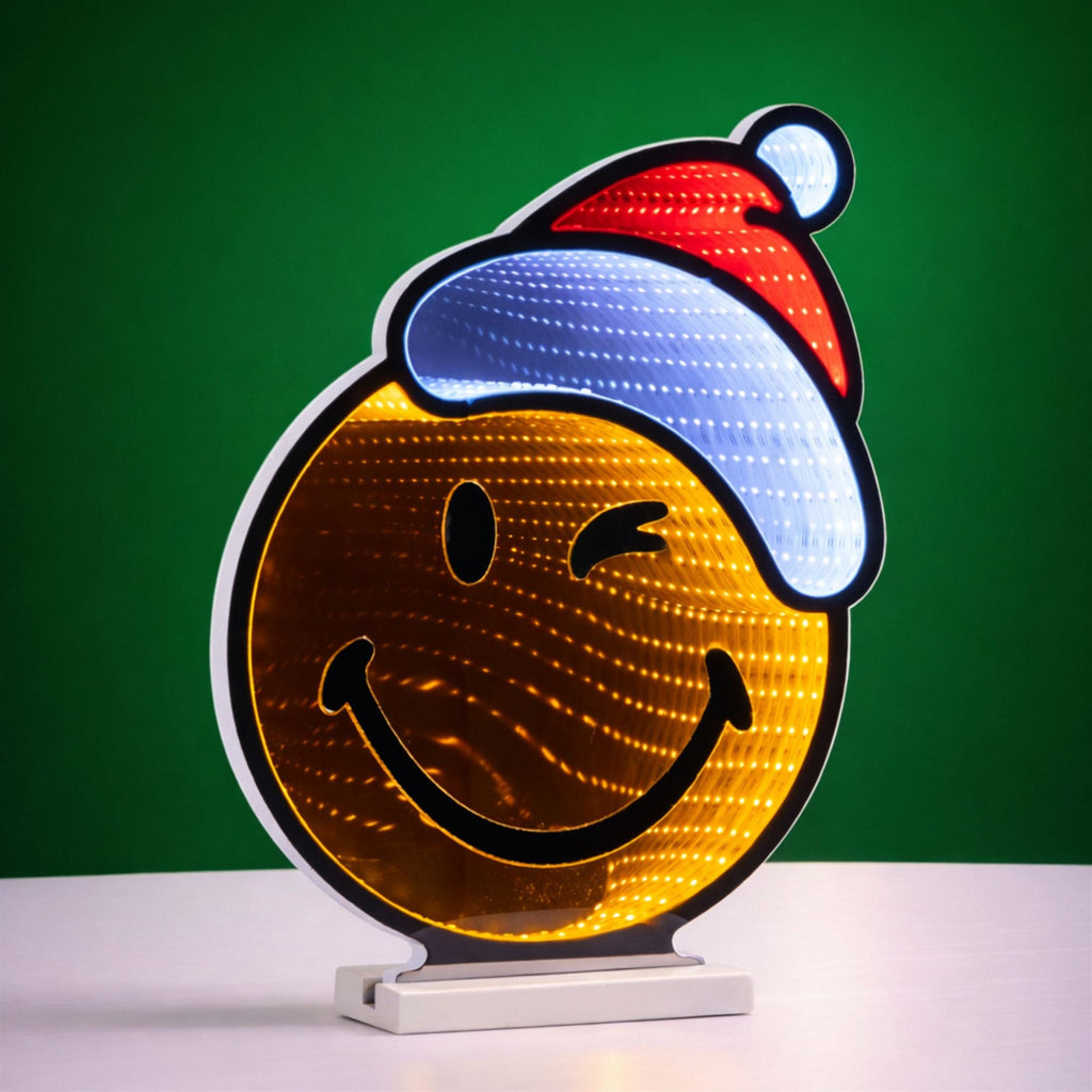 SmileyWorld¨_ Holiday Santa Ekkolight 16"H