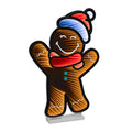 SmileyWorld¨_ Holiday Gingerbread Man Ekkolight 24"H