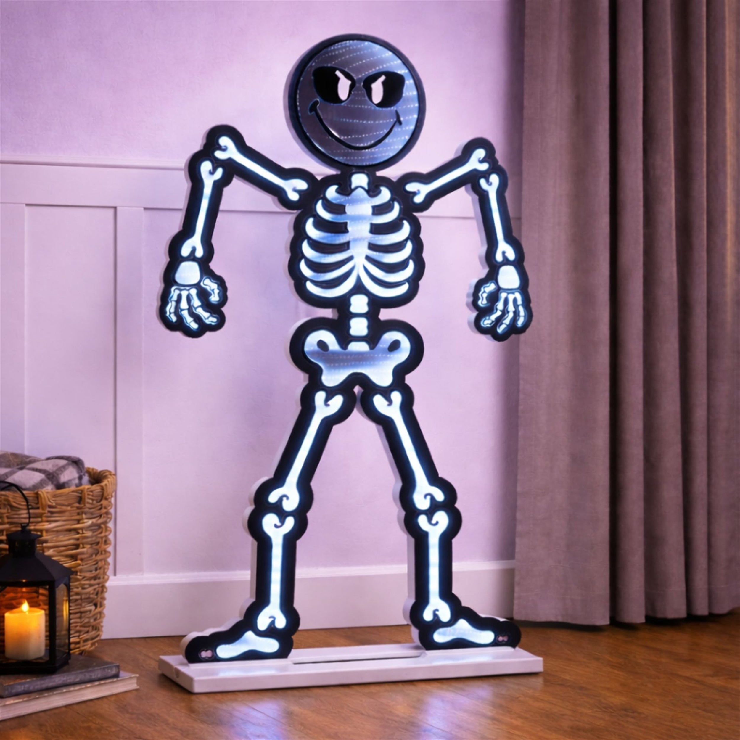 SmileyWorld¨  Halloween Skeleton Ekkolight 36"H