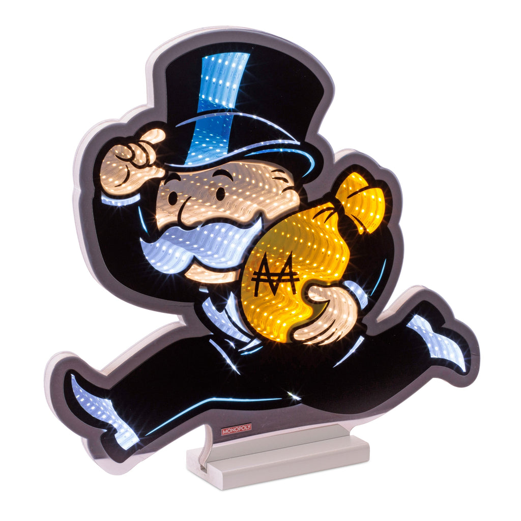Monopoly Man w/Cash Bag Ekkolight 16"H