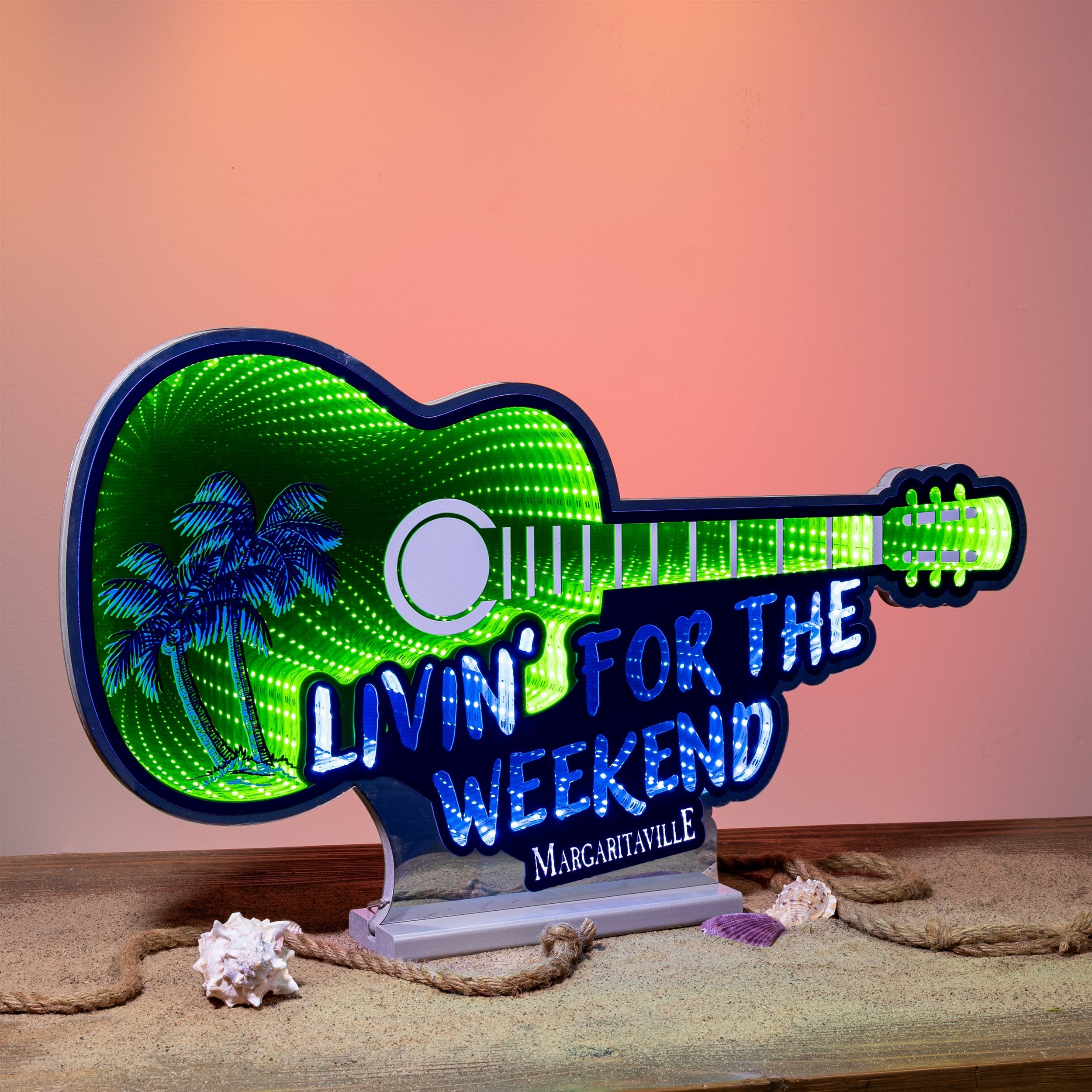 Margaritaville Livin for the Weekend Guitar Ekkolight 27.5"L