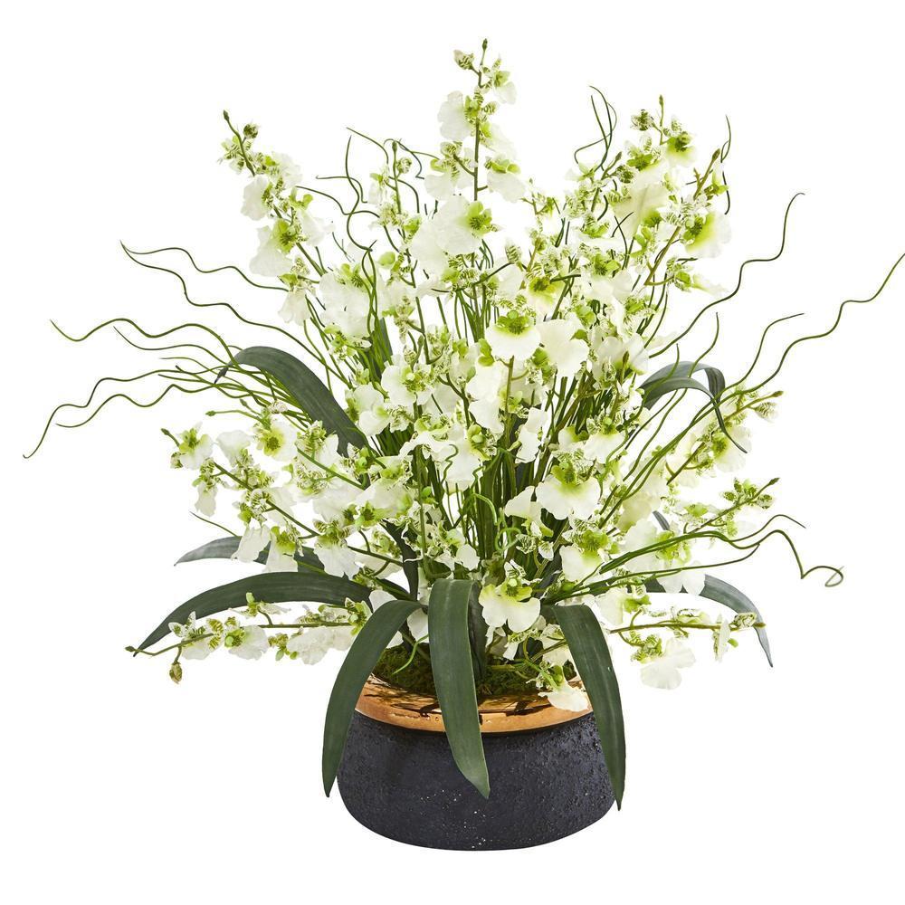 19" Dancing Lady Artificial Arrangement in Vase
