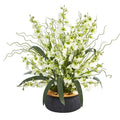 19" Dancing Lady Artificial Arrangement in Vase