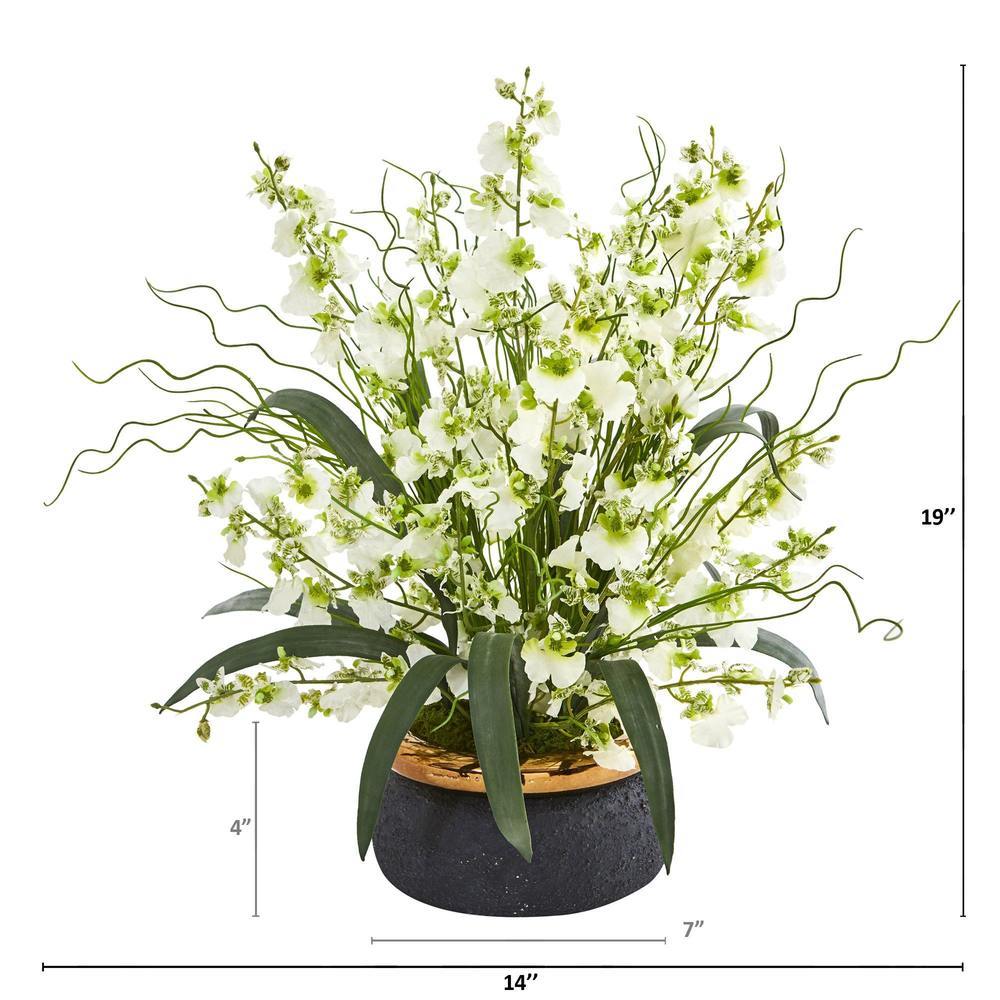 19" Dancing Lady Artificial Arrangement in Vase