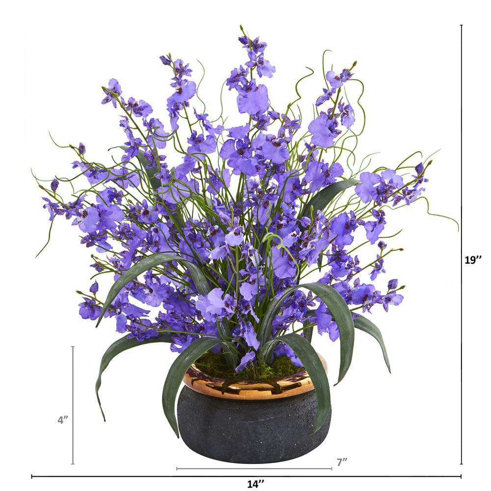 19" Dancing Lady Artificial Arrangement in Vase