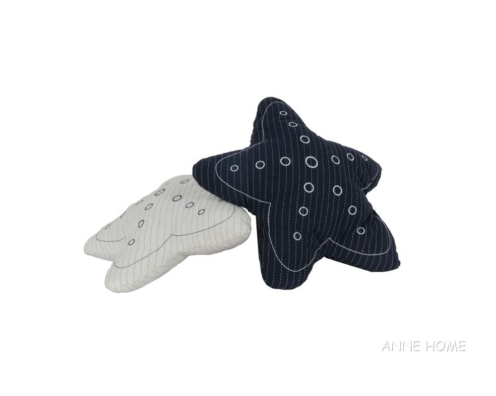 Anne Home - Star Pillow - White
