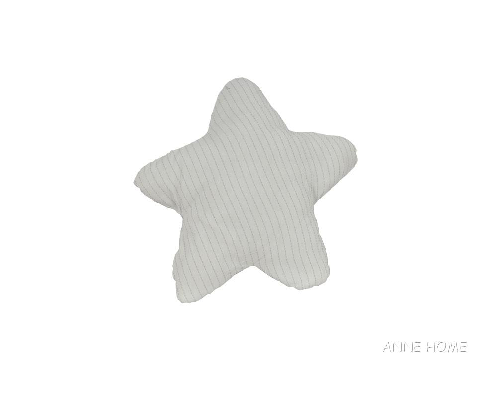 Anne Home - Star Pillow - White