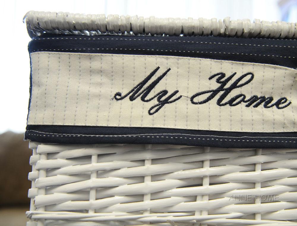 Anne Home - Set of 5 Rectangular Willow Baskets