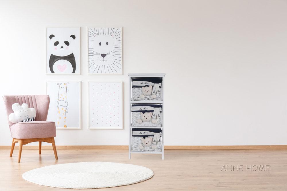 Anne Home - Portable 3 Drawers
