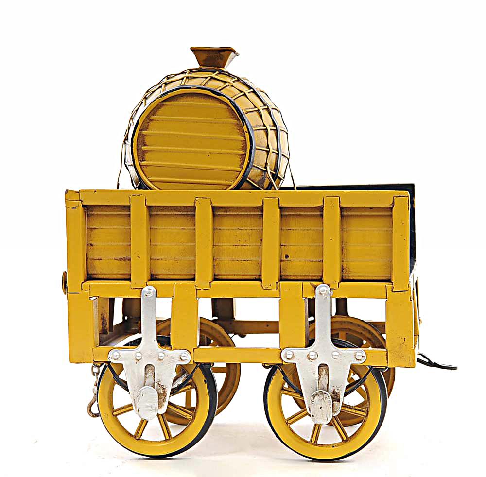 1829 Yellow Stephenson Rocket Steam Locomotive