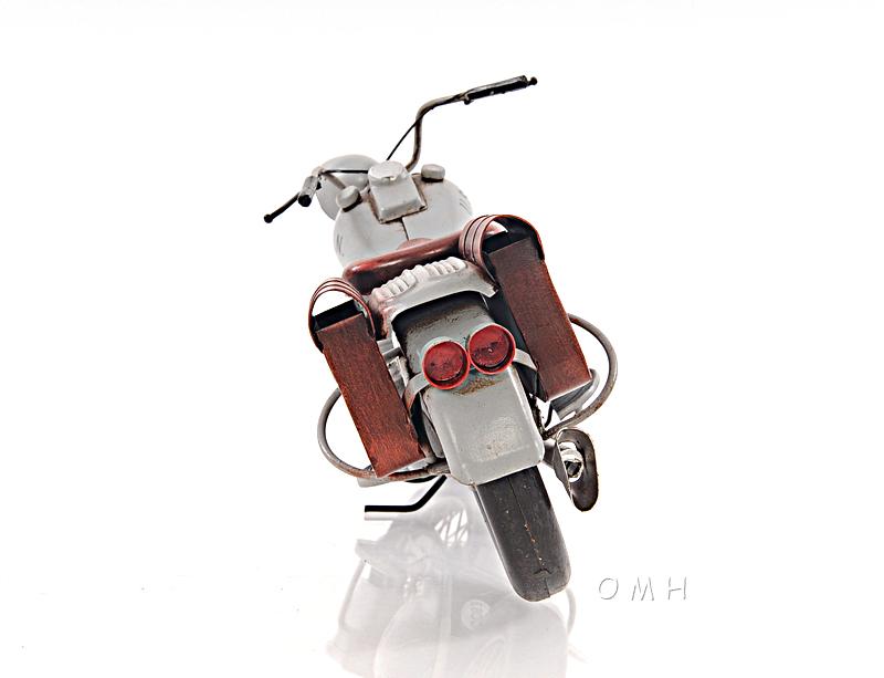 1942 Indian Model 741 Grey Motorcycle 1:7