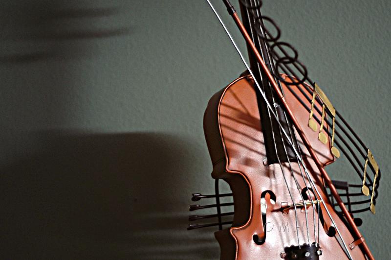 Orange Vintage Violin