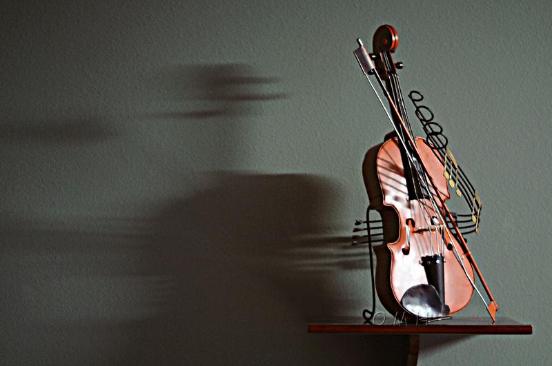 Orange Vintage Violin