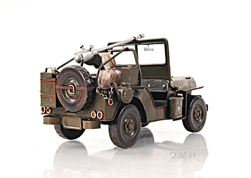 Green 1940 Willys-Overland Jeep 1:12