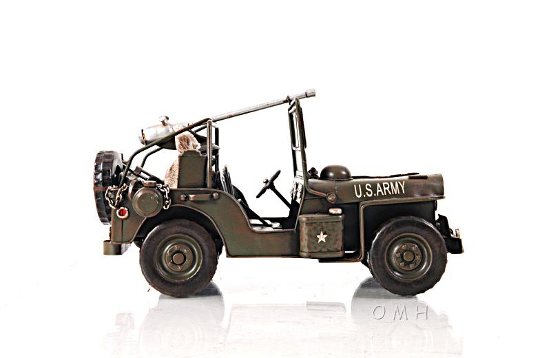 Green 1940 Willys-Overland Jeep 1:12