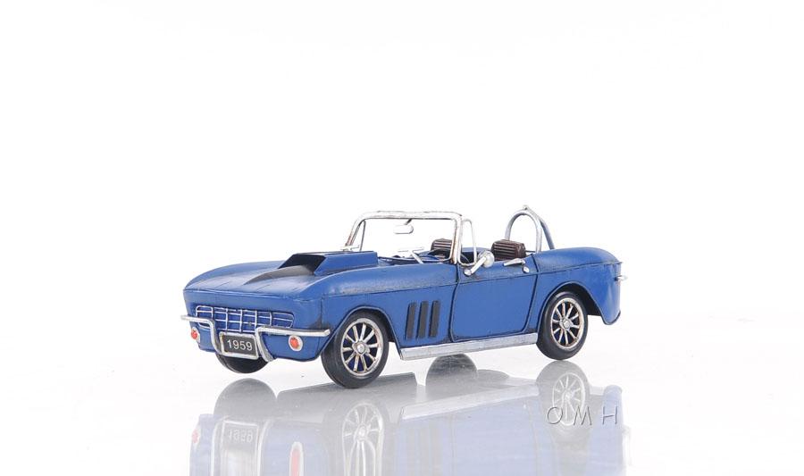 Blue Chevrolet Corvette