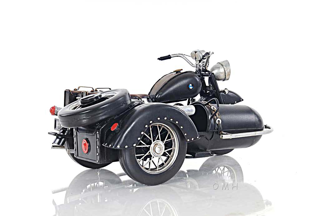 Black Vintage Motorcycle