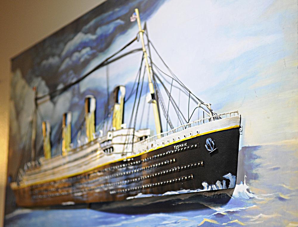 Titanic 3D Painting