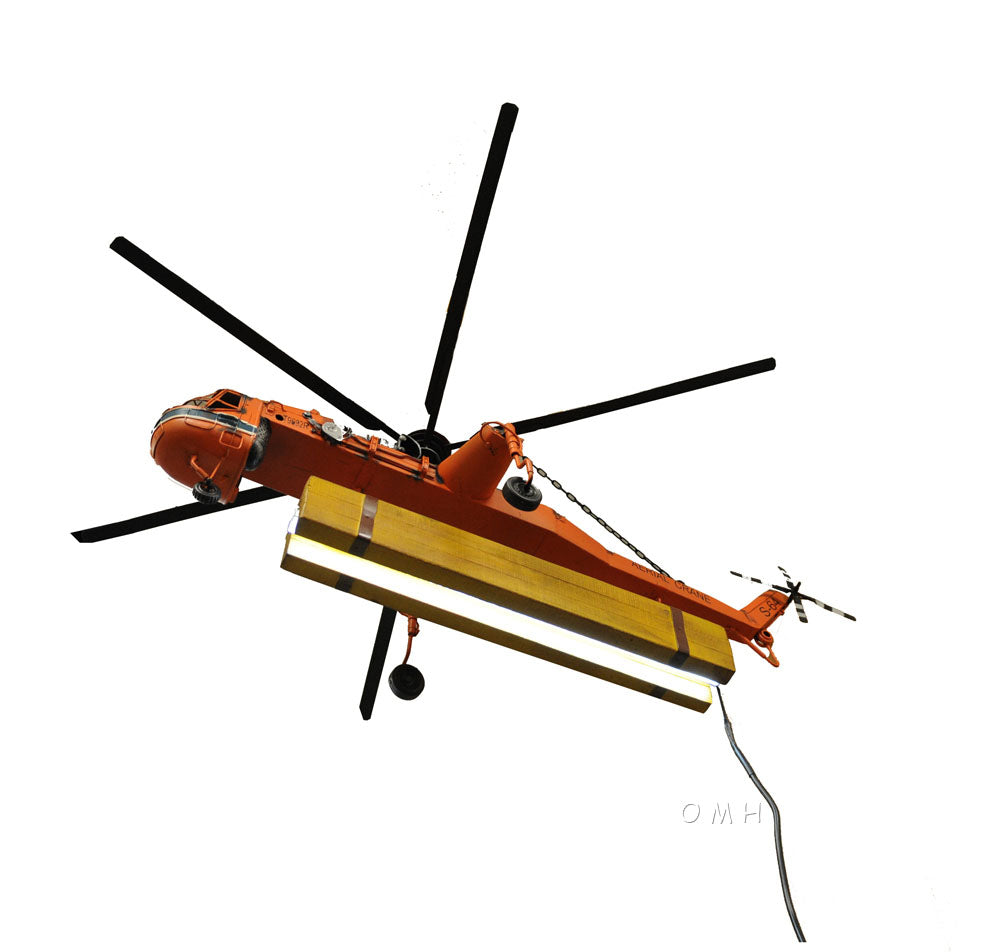 Aerial Crane Lifting Helicopter